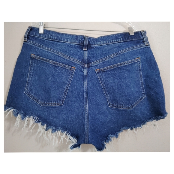 Abercrombie & Fitch Curve Love High Rise The Mom Short Size 33 - Picture 3 of 6